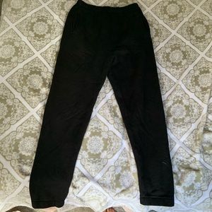 black oversized JOAH BROWN JOGGERS